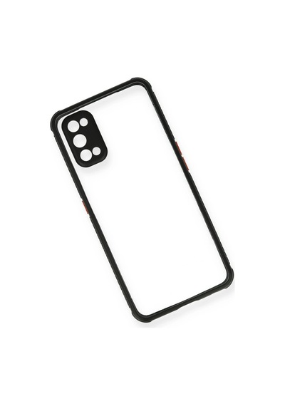 Cosmotex Newface Realme 7 Pro Kılıf Miami Şeffaf Silikon - Siyah