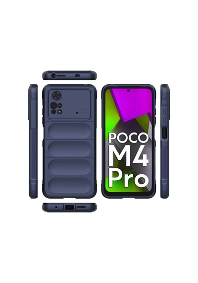 Newface Xiaomi Poco M4 Pro 4g Kılıf Optimum Silikon - Lacivert