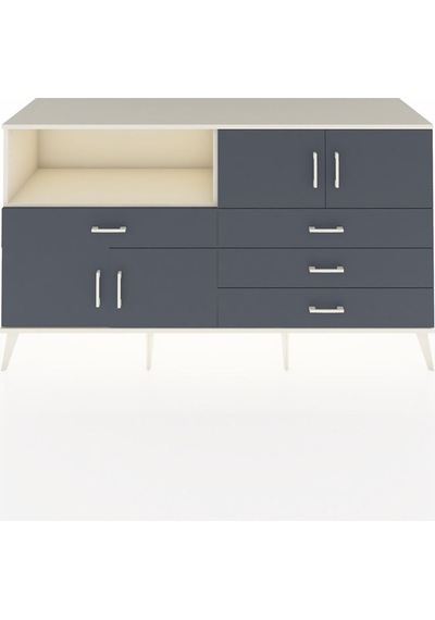 Hyperion Konsol 2 Raflı 4 Çekmeceli 4 Kapaklı 176x44x99 Aytaşı-antrasit Aytası/antrasıt - Aytası Hyperion Konsol 2 Raflı 4 Çekmeceli 4 Kapaklı 176x44x99 Aytaşı-antrasit Aytası/antrasıt - Aytası