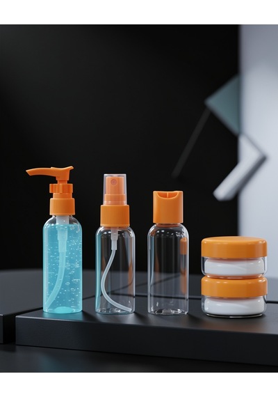 Kompakt 5'li Seyahat Kozmetik Şişesi Sızdırmaz 30 Ml
