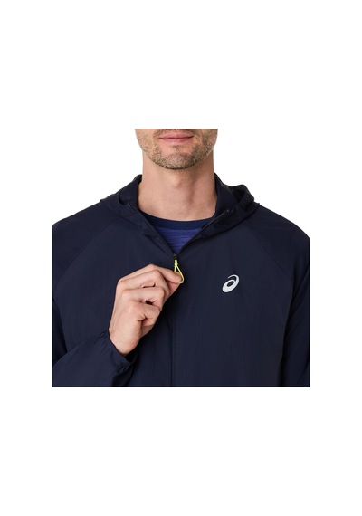 Asics Road Packable Jacket Erkek Lacivert Ceket 2011d084-401 Lacivert