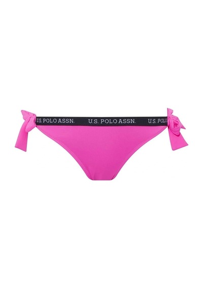 U.S. Polo Assn. Kadın Pembe Kalın İpli Bikini Alt Pembe