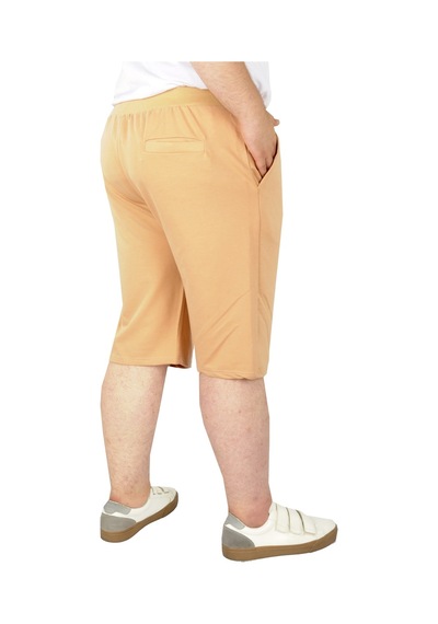 Mode Xl Büyük Beden Erkek Kapri Straight Basic 20500 Bej 001