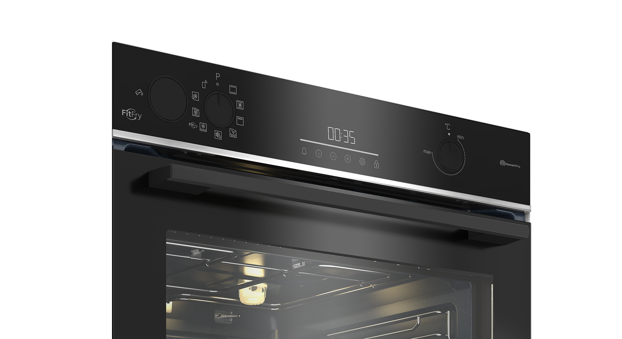 Beko BFC 632 S 72 L FitFry Buhar Destekli Fırın Siyah