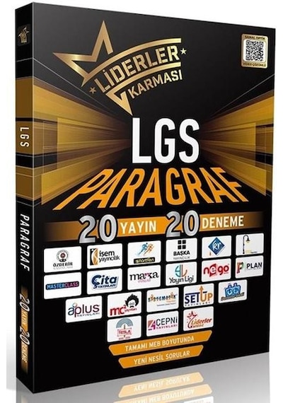 Liderler Karması 8.Sınıf Paragraf Deneme Sınavı 20li
