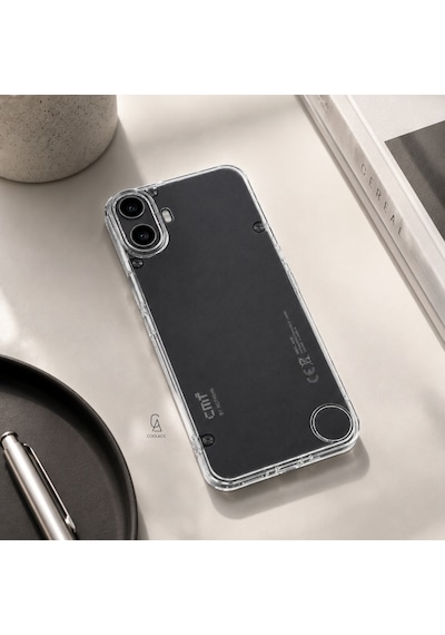 Nothing Phone Nothing Cmf Phone 1 İle Uyumlu Kılıf Şeffaf Kamera Korumalı Esnek Silikon Telefon Kılıfı Kapak