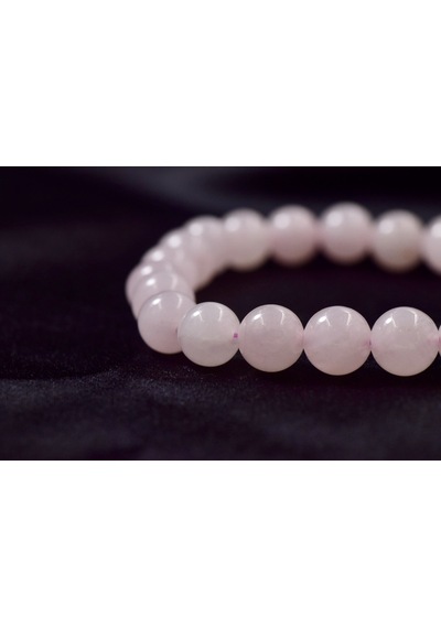 Pembe Kuvars Taşı Bileklik Aşk Taşı 8mm Çok Renkli