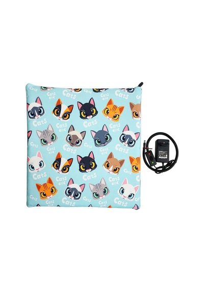 Kedi Minderi Isıtıcılı Kedi Köpek Minderi Isıtıcı Minder 12volt 45x45cmx4cm