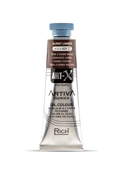 Rich Art-x Artiva Serisi Yağlı Boya 409 Burnt Umber 37 Ml