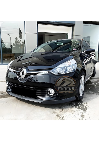 Renault Clio 4 2012-2020 Uyumlu H Lip Esnek Ön Lip 2 Parça Karlık Ön Ek Tampon Altı Dill