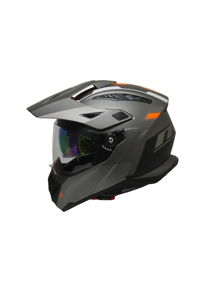 Motosiklet Cross Kask Enduro Full Face Touring Güneş Vizörlü Motorcu Kaskı Natura Çok Renkli