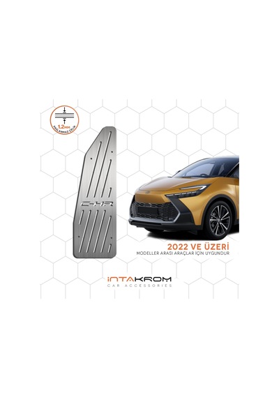 Toyota C-hr Krom Ayak Dinlendirme Pedalı 2022 Ve Üzeri