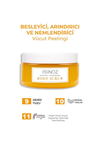 Sinoz Besleyici ve Nemlendirici Vücut Peelingi 250 ML