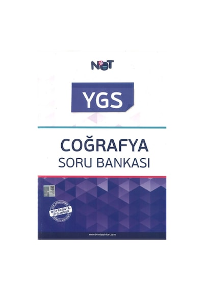 Ygs Coğrafya Soru Bankası Binot Yayın