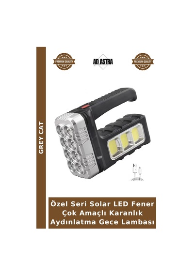 Özel Seri Solar Led Fener Çok Amaçlı Karanlık Aydınlatma Gece Lambası