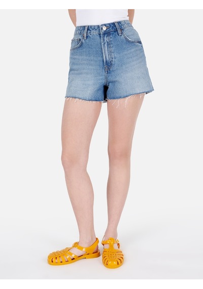 Colin's Colins Rahat Kesim Yüksek Bel Jean Mavi Kadın Jean Şort Cl1068621 Cl1068621 Q1.v1 Dn43242 Denim