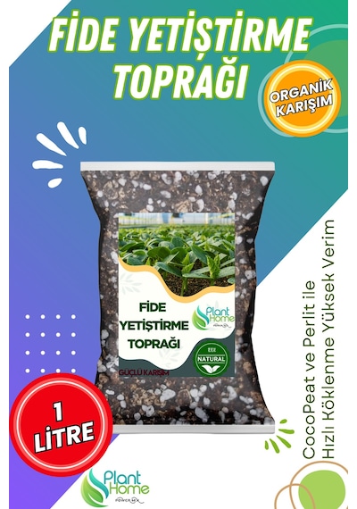 Kapya Biber Yetiştirme Seti Kapya Biber Tohumu + Karışımlı Fide Toprağı + 3 Lü Drenajlı Saksı