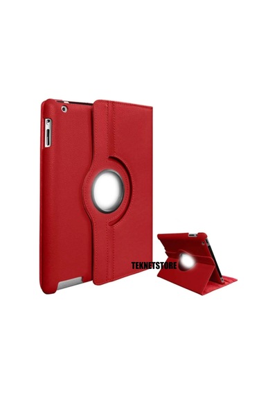 Apple Uyumlu iPad, 9. Nesil 2021 10.2 Inç Tablet Standlı 360 Dönebilen Deri Kılıf Leather Case Tam Kılıf