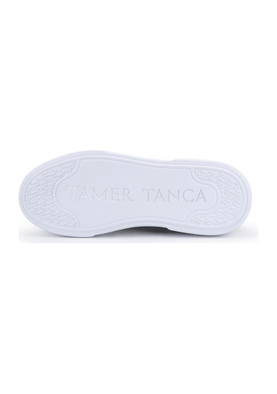 Tamer Tanca Erkek Hakiki Deri Bej Floter Sneakers & Spor Ayakkabı 1212 2501 Erk Ayk Y26 Bej Fltr