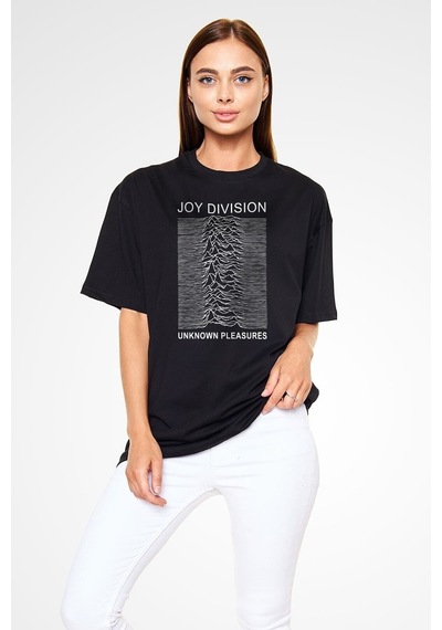 Noıssey Ko Butadigi Joy Division Siyah Unisex Oversize Tişört T-shirt Os2402
