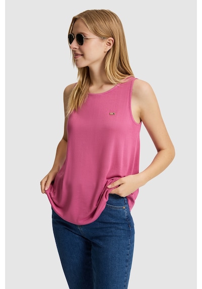 U.S. Polo Assn. U.s. Polo Assn. Kadın Fuşya Tişört Basic 50323548-vr023 Fusya