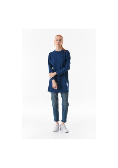Fullamoda Basic Bisiklet Yaka Tunik 24ygb467204663-indigo 24YGB467204663-İndigo Fullamoda Basic Bisiklet Yaka Tunik 24ygb467204663-indigo 24YGB467204663-İndigo