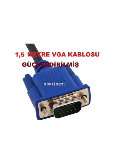 1.5 Mt Monitör Projeksiyon Arasi Kablo