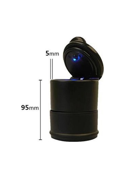 Led Işıklı Araç Içi Kapaklı Sigara Küllüğü Oto Bardaklık Uyumlu Bx40