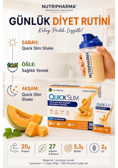 Whey Proteinli Öğün Yerine Geçen Shake Tropikal Karışık Kutu Bariatrik Protein 30 Saşe + Shaker Karışık