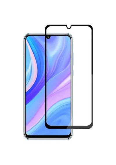 Realme C21y Uyumlu Ön Koruma Temperli Cam Ekran Koruyucu Siyah