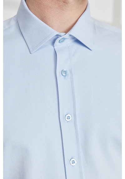 AC&Co / Altınyıldız Classics Erkek Acık Mavı Slim Fit Dar Kesim Klasik Yaka Pamuklu Armürlü Gömlek Acık Mavı Açık Mavi AC&Co / Altınyıldız Classics Erkek Acık Mavı Slim Fit Dar Kesim Klasik Yaka Pamuklu Armürlü Gömlek Acık Mavı Açık Mavi