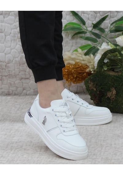 U.s. Polo Assn. Alka 5fx Kadın Beyaz Sneaker Ayakkabı Beyaz