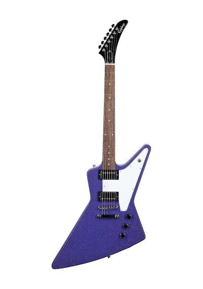 Epiphone Exclusive Explorer Elektro Gitar Purple Sparkle