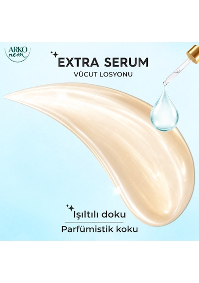 Arko Nem Extra Serum Yatıştırıcı & Pürüzsüzleştirici Vücut Losyonu 2x200 Ml