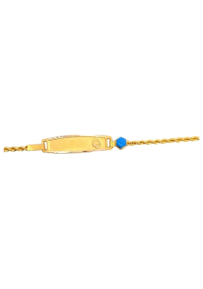 Cigold Taşlı Çocuk Bileklik 14 Ayar Altın 1.50 Gr Oa-c11303029248 Renkli Çok Renkli