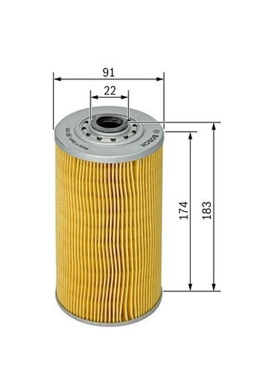 Bosch Yağ Filtre 24 tds  9064275