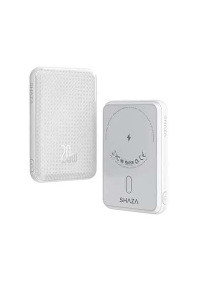 Shaza Sg1501 Magnetic 5000 Mah Kablosuz Wireless Powerbank Gri