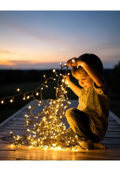 Led Işık Saçaklı Dekoratif Şerit 10 Metre Ucz10mledışık3 Çok Renkli