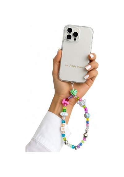 Name Pop T Telefon Askısı, Boncuklu Telefon Charmı Ve Çanta Aksesuarı