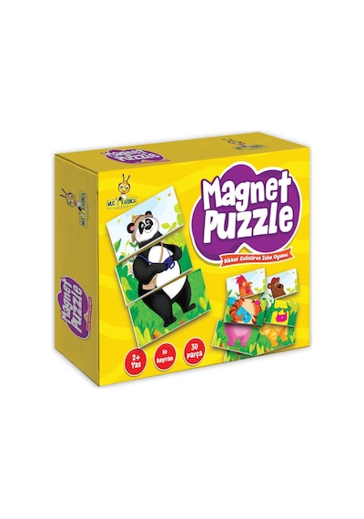 Magnet Puzzle Dikkat Geliştiren Zeka Oyunu 9786257632188