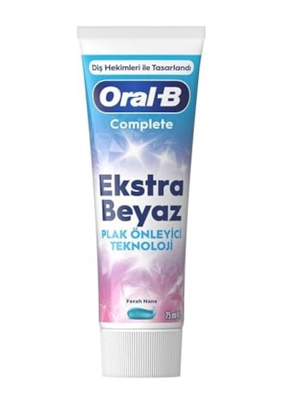 Oral-b Tam Ekstra Beyaz Diş Macunu 75 Mililitre Ağız Kokusu Önleyici