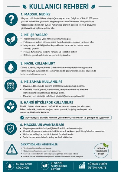 Magsul Magnezyum Sülfat 5kg 5 KG