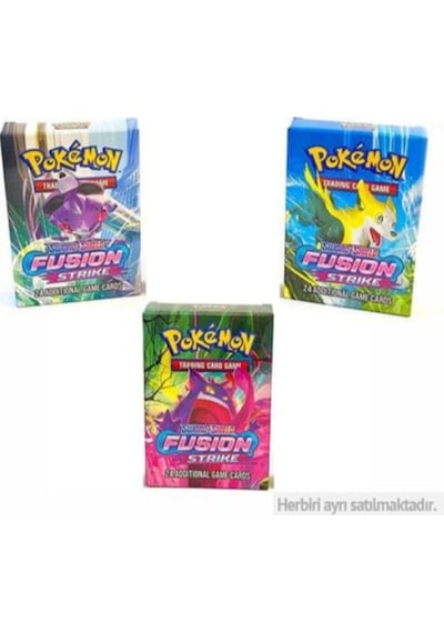 Pokemon Fusion Strike Tcg Starter Kart 24 Lü 1 Adet Gönderilir