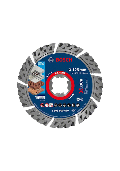 Bosch Expert 125 Mm X-lock Elmas Kesme Disk Bfuniversal 2608900670