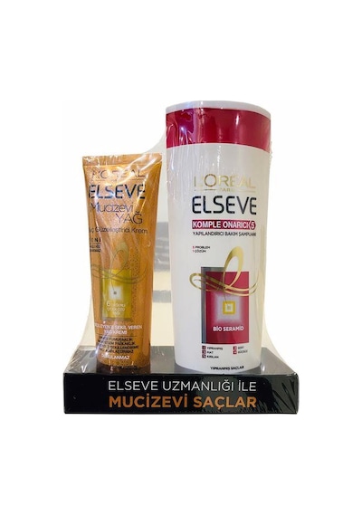 L'Oréal Paris Elseve Komple Onarıcı 5 Şampuan 360 ml + Mucizevi Y