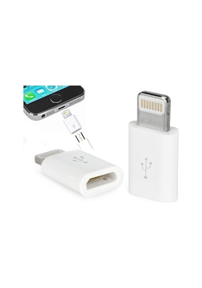 Apple Uyumlu iPhone Lightning Micro Usb Çevirici Dönüştürücü Adaptör