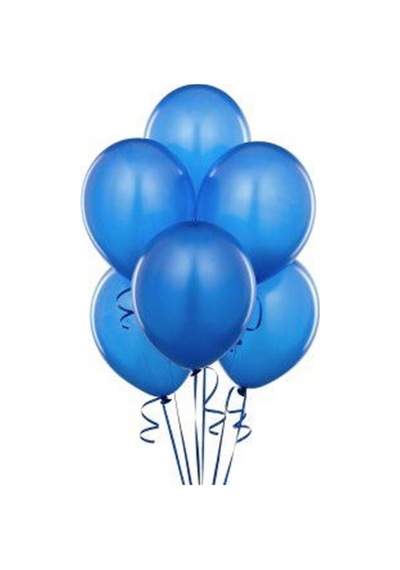 Lacivert Metalik Balon Mavi