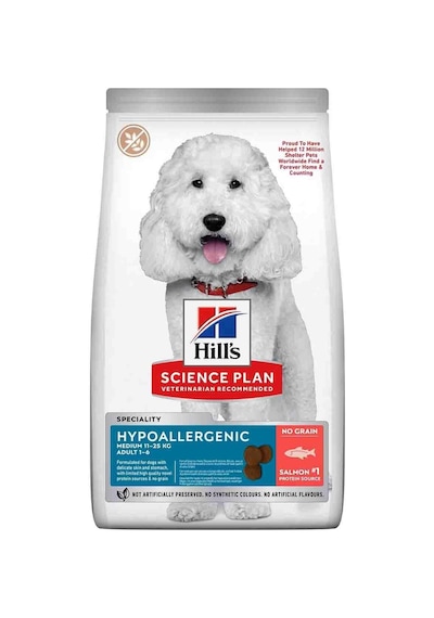 Hill's Science Plan Hypoallergenic Yetişkin Orta Irk Somonlu Köpek Maması 2500 G