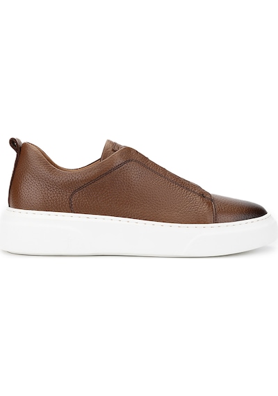 Tamer Tanca Erkek Hakiki Deri Taba Sneakers & Spor Ayakkabı 1163 2526 Erk Ayk Y26 Taba Fltr