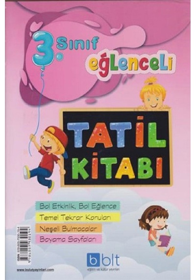 Bulut Eğitim Yayınları 3. Sınıf Eğlenceli Tatil   Kitabı